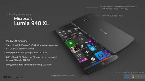 Bộ đôi Lumia 940 XL và Lumia 940