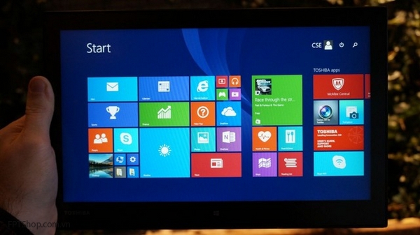 Màn hình và bàn phím trên Toshiba Portege Z20t