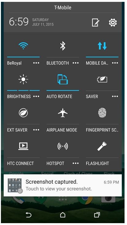 Giao diện HTC One M9 Plus