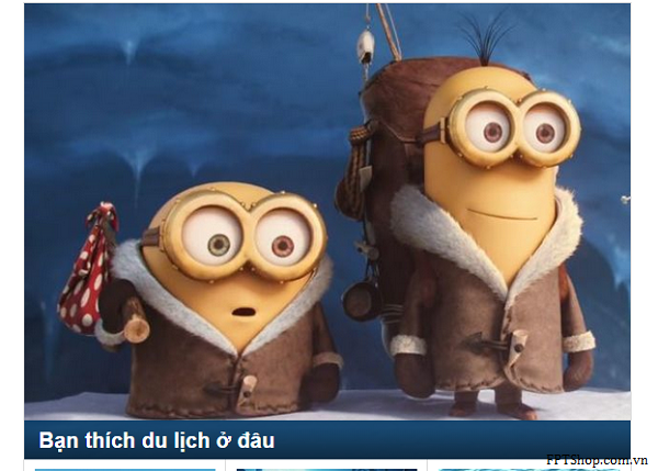 Hướng dẫn chơi ứng dụng vui Bạn là Minion nào