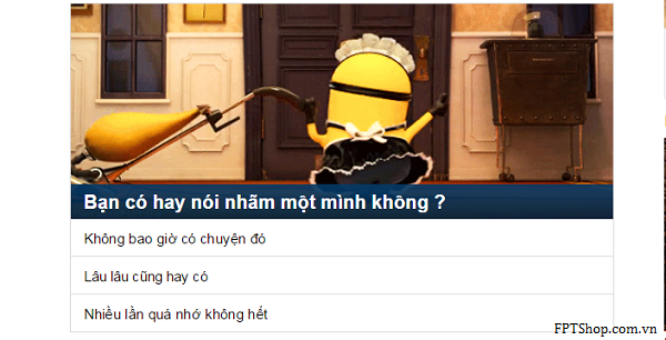 Hướng dẫn chơi ứng dụng vui Bạn là Minion nào