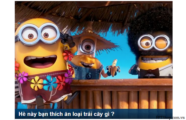 Hướng dẫn chơi ứng dụng vui Bạn là Minion nào