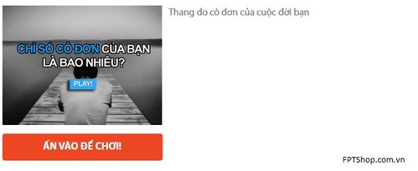 Ứng dụng Hot: Chỉ số cô đơn của bạn là bao nhiêu