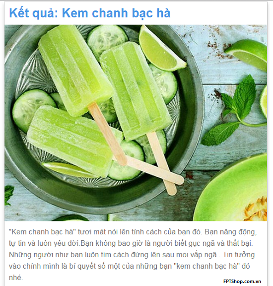 Cách chơi Bạn ngọt ngào như vị kem nào
