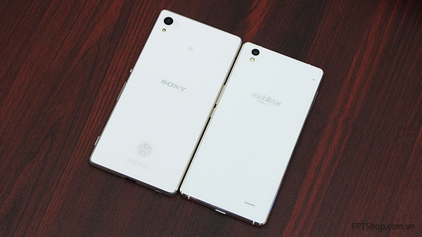 Thiết kế Mobiistar Prime Xense và Sony Xperia Z3 Plus