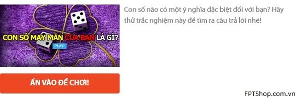con số may mắn của bạn là gì