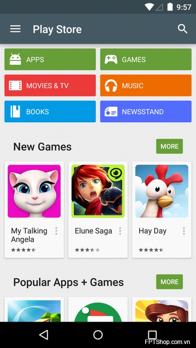Cửa hàng Play Store của Google