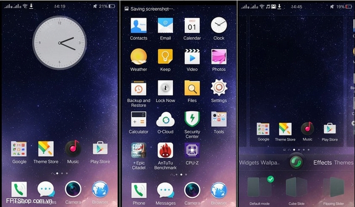 Giao diện ColorOS được vay mượn nhiều từ iOS của Apple