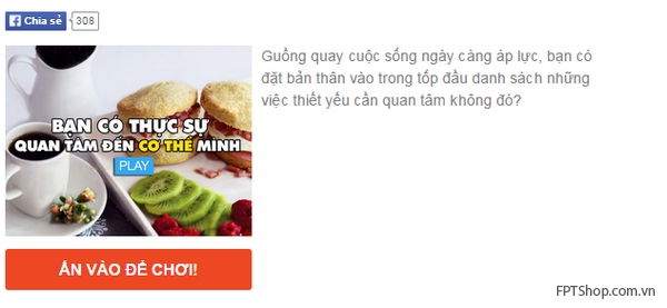 Ứng dụng Bạn đã thực sự quan tâm đến cơ thể bạn chưa