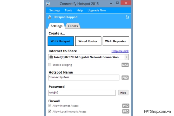 4. Biến PC của bạn thành một hotspot Wi-Fi