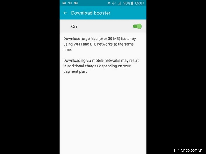 Bật chế độ download nhanh