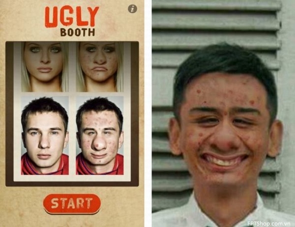 Ứng dụng Uglybooth