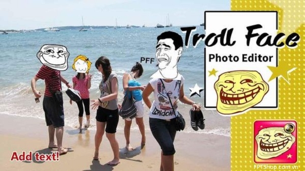 Ứng dụng Trollface Photo Editor Pro