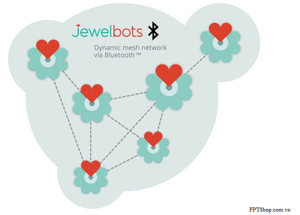 Vòng tay thân thiện Jewelbots với chương trình lập trình
