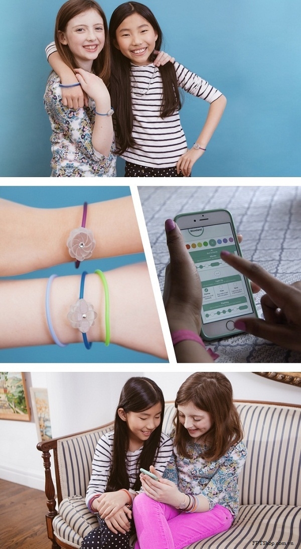 Vòng tay thân thiện Jewelbots với chương trình lập trình