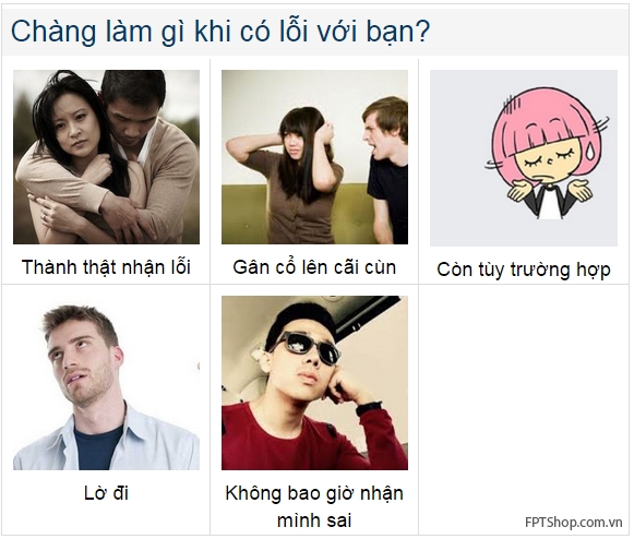 Ứng dụng Chàng trai của bạn lạnh lùng cỡ nào
