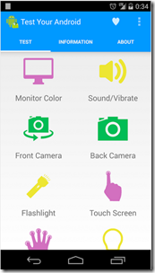 Test your Android