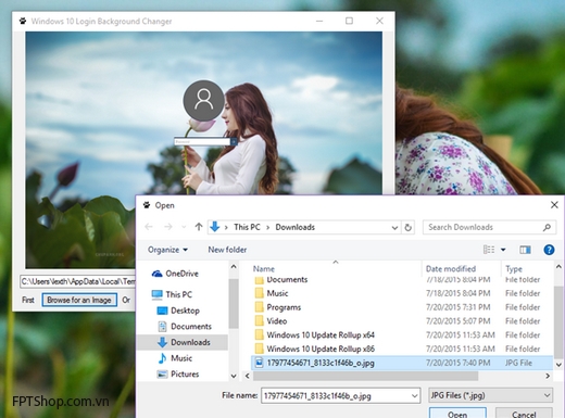 Thay hình nền đăng nhập ấn tượng cho Windows 10