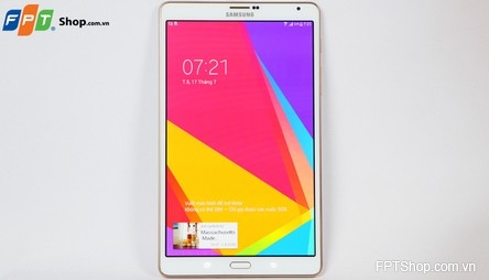 Thỏa sức trải nghiệm với màn hình 8.4 inch của Samsung Galaxy Tab S 8.4