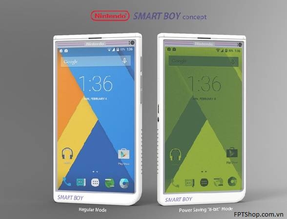 Ý tưởng Smartphone Nintendo Smart Boy độc đáo với thiết kế hiện đại