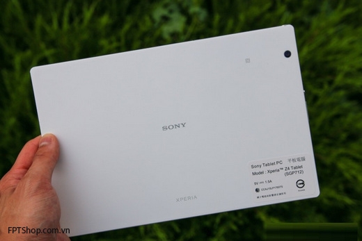 Thiết kế Sony Xperia Z4 Tablet