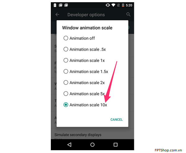 Hướng dẫn cách làm cho điện thoại Android chậm như sên bò