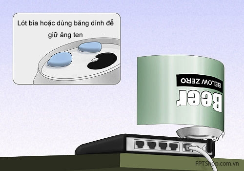 3. Thay đổi cách đặt router