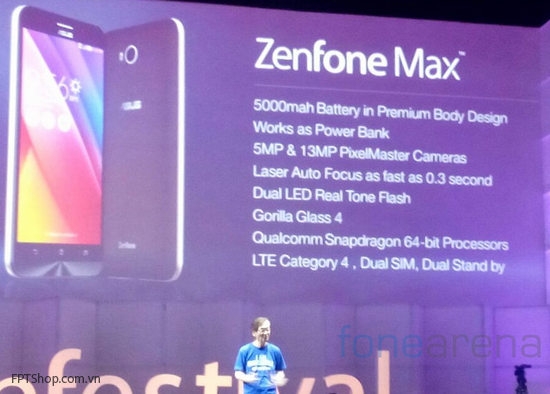 cấu hình Asus Zenfone Max