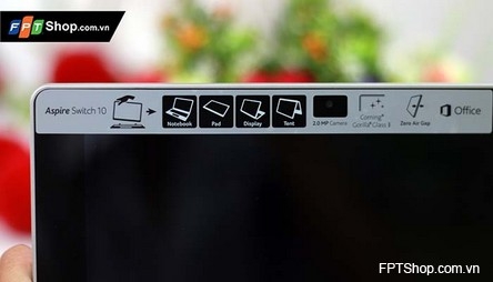Thời gian sử dụng lâu hơn với Acer Switch 10