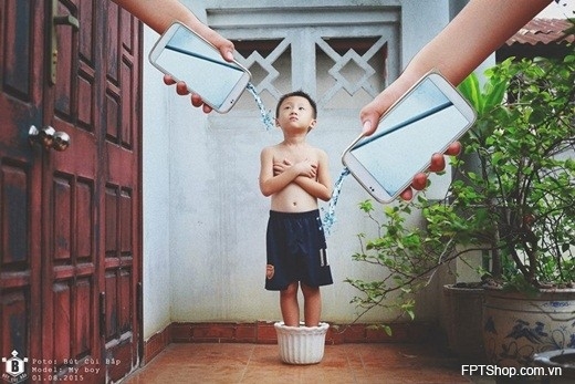 Bộ ảnh Đứa trẻ công nghệ đáng suy ngẫm thế hệ mầm non của đất nước