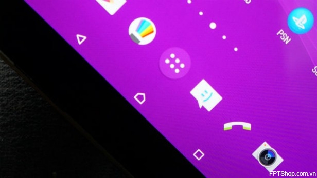 Thiết kế của Xperia Z4 Tablet
