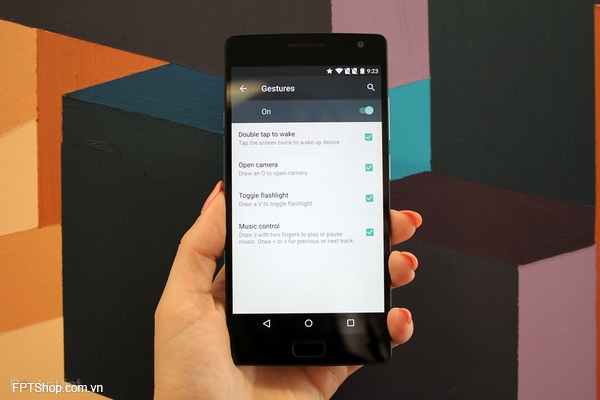 Các thao tác cử chỉ trên Oneplus 2
