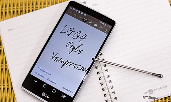 Cấu hình tầm trung mạnh mẽ được trang bị cho LG G4 Stylus