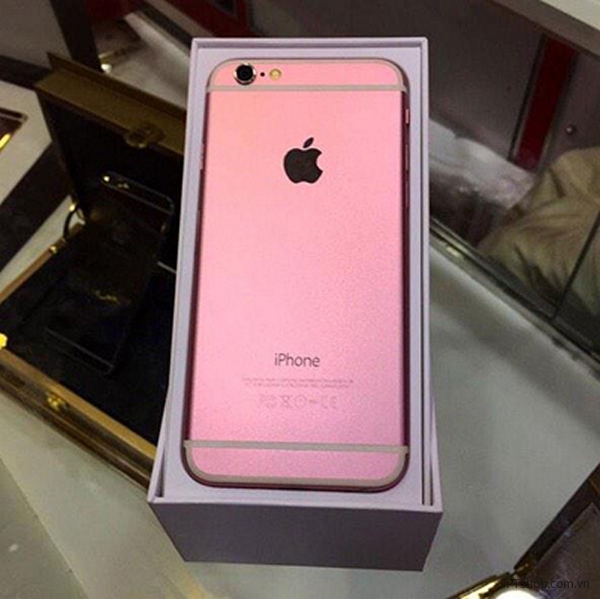 Hình ảnh iPhone 6s màu hồng tràn ngập các trang công nghệ và xã hội