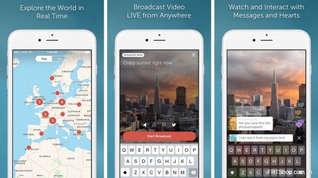 Ứng dụng ghi và phát video trực tiếp của Twitter - Periscope