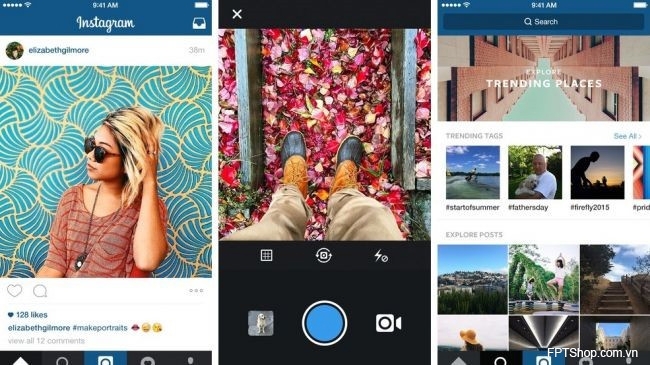 Ứng dụng chụp và chia sẻ ảnh thông minh Instagram