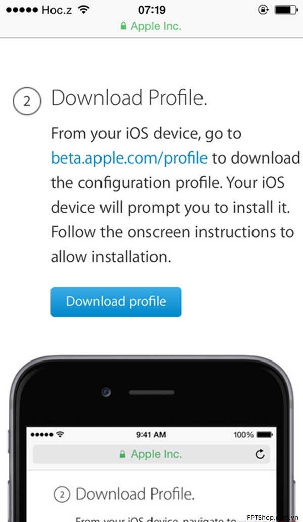 Cách thức tham gia chương trình iOS Public Beta của Apple