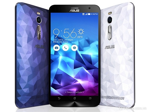 ZenFone 2 Deluxe sở hữu thiết kế 3D bắt mắt