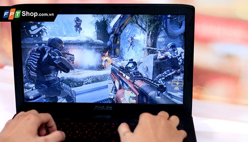 Asus GL552JX-XO093D sở hữu màn hình 15,6 inch rực rỡ