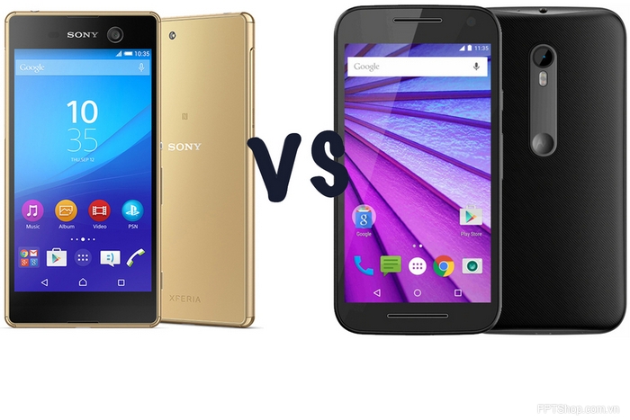 Sony Xperia M5 và Motorola Moto G thế hệ 3
