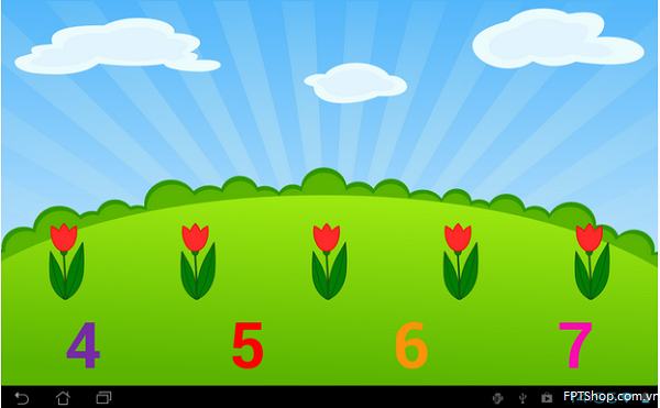 Học đếm, cộng trừ, so sánh với Kids Numbers and Math