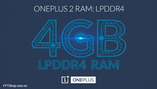 OnePlus 2 dễ dàng vượt mặt đối thủ về dung lượng RAM