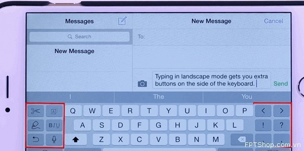 Mẹo viết tin nhắn thần tốc trên iPhone