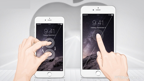 iPhone 6s và 6s Plus sử dụng màn hình công nghệ Force Touch