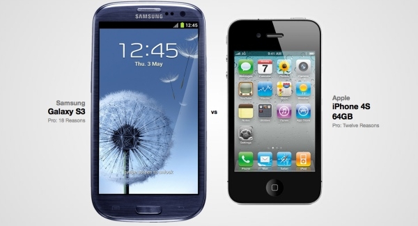 Galaxy S3 hay iPhone 4s