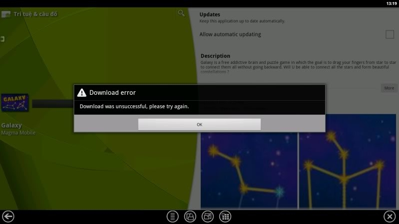 Download eror