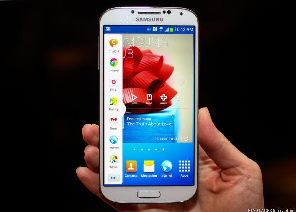 Màn hình sắc nét của Galaxy S4