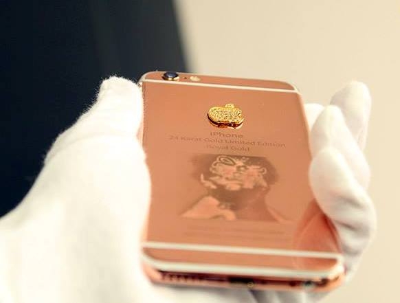 iPhone 6 mạ vàng socola