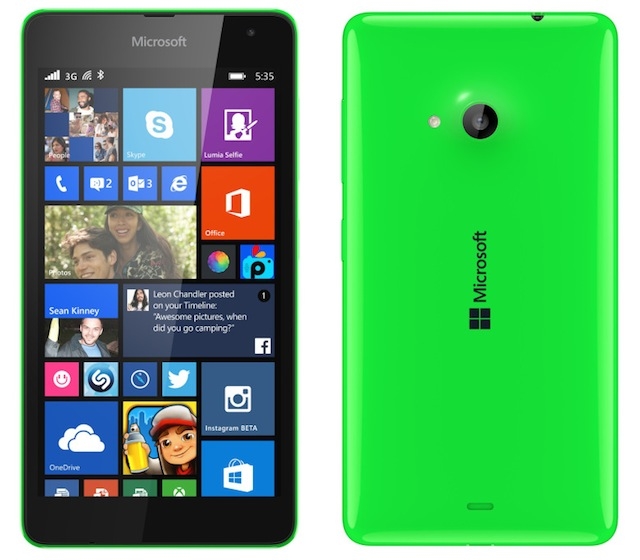 thiết kế của Microsoft Lumia 535