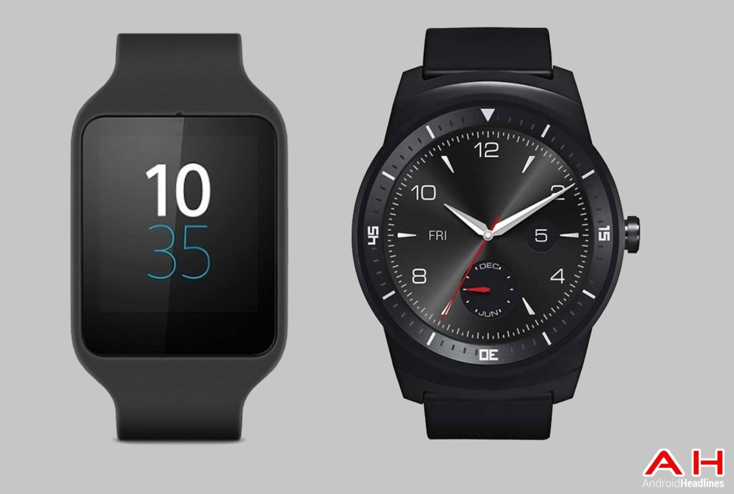 Sony SmartWatch 3 với LG G Watch R